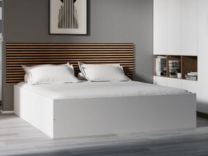 Postel BELLA 180 x 200 cm, bílá Matrace: Matrace Deluxe 10 cm, Rošt: Bez roštu