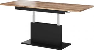 Konferenční stolek BUTTI - dub wotan/černý - rozkládací a zvedací