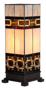 Stolní lampa Tiffany v art deco stylu Malleville – 17x17x44 cm