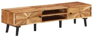 TV stolek 145 x 35 x 35 cm masivní akáciové dřevo 338421