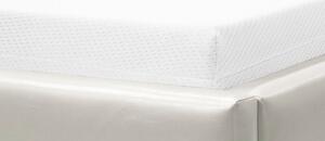 Elegantní postel Garret s úložným prostorem šedá eko kůže 180 x 200
