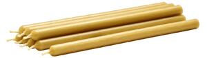 Vysoká svíčka STOFF Nagel Golden Honey – set 8 ks