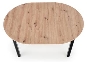 Moderní rozkládací jídelní stůl Hema145, artisan/černá