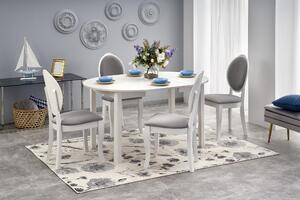 Elegantní rozkládací jídelní stůl Hema146, bílý