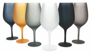 Sada 6 barevných sklenic na víno VDE Tivoli 1996 Cala Dorada