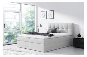 Jednoduchá postel Rex 120x200, světle šedá
