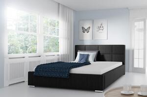 Jednoduchá postel Marion 120x200, černá