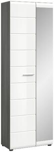 SKŘÍŇ NA ODĚV, vysoce lesklá bílá, 60/192/37 cm MID.YOU - Online Only šatny & botníky, Online Only