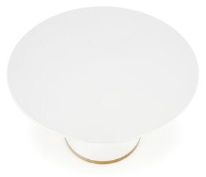 Jídelní stůl Varam (bílá + zlatá) (pro 4 osoby). 1028079