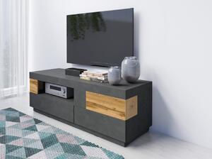 Jednoduchý televizní stolek SHADI, matera/dub wotan