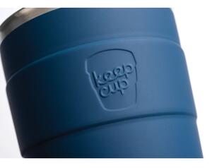 Tmavě modrý cestovní hrnek s víčkem KeepCup Spruce Thermal, 177 ml