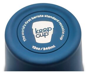 Tmavě modrý cestovní hrnek s víčkem KeepCup Spruce Thermal, 454 ml