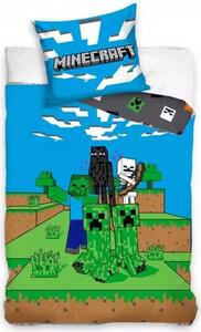 Carbotex povlečení bavlna Minecraft Mob Monsters 140x200, 70x90 cm