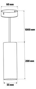 Brilagi - Lustr na lanku SELE 1xGU10/30W/230V černá