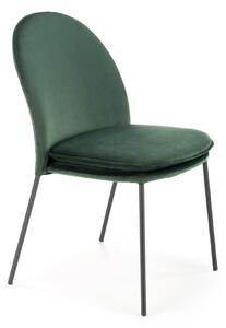 Jídelní židle Kemis (zelená + černá). 1028095