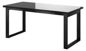 Rozkládací jídelní stůl HEIKO, černá