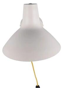Trio Leuchten 263470176 TRAVELLER - Nástěnná šedá lampa s husím krkem a kabelem do zásuvky 1 x E27 (Moderní nástěnná lampička s kabelem do zásuvky v jemně šedé barvě)
