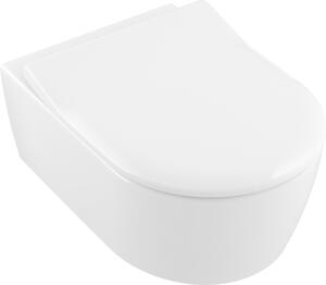 Villeroy & Boch Avento záchodové prkénko pomalé sklápění bílá 9M87S101