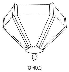 BRILAGI - Tiffany vitrážové stropní svítidlo EMERALD 2xE27/60W/230V pr. 40 cm