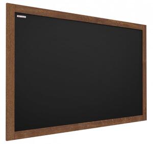 Křídová nemagnetická tabule s dřevěným rámem 100x80 cm+ dřevěný bukový stojan,TB108_EW01