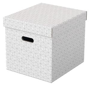 Sada 3 bílých úložných boxů Esselte Home, 32 x 36,5 cm
