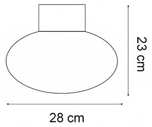 Ideal Lux - Venkovní stropní svítidlo CLIO 1xE27/42W/230V IP44 antracit