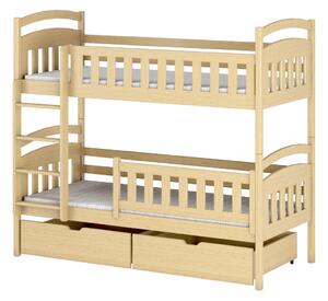 Dětská postel se šuplíky BIBI - 80x160, borovice
