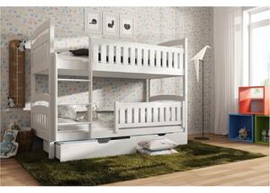 Dětská postel se šuplíky BIBI - 80x160, bílá
