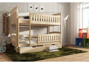 Dětská postel se šuplíky BIBI - 80x160, borovice