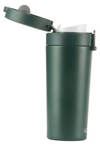 Zelený cestovní termohrnek Vialli Design Fuori, 400 ml