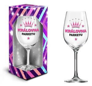 SKLENICE NA VÍNO XXL - KRÁLOVNA PARKETU, 600 ML
