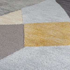 Šedo-žlutý koberec Flair Rugs Icon, 160 x 230 cm