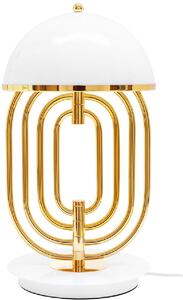 Moosee Bottega stolní lampa 2x5 W bílá-zlatá MSE010300151