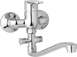 JB Sanitary Nástěnná umyvadlová a sprchová baterie TIRA, rozteč 100 mm, bez příslušenství, S ramínko 250 mm D10 31 20