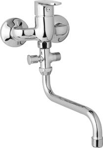 JB Sanitary Nástěnná umyvadlová a sprchová baterie TIRA, rozteč 100 mm, bez příslušenství, trubkové ramínko 300 mm D10 31 50