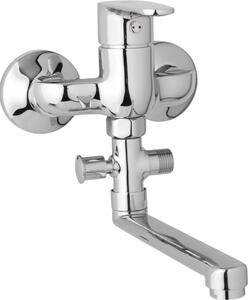 JB Sanitary Nástěnná umyvadlová a sprchová baterie TIRA, rozteč 100 mm, bez příslušenství, ramínko 300 mm D10 31 10