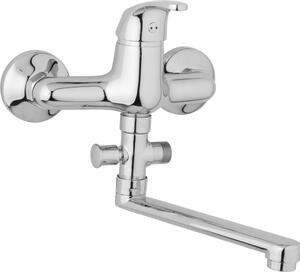 JB Sanitary Nástěnná umyvadlová a sprchová baterie SLIM, rozteč 150 mm, bez příslušenství A10 36 10