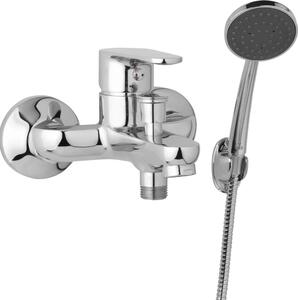JB Sanitary Vanová nástěnná baterie TIRA, rozteč 100 mm, sprchové příslušenství D10 45 01