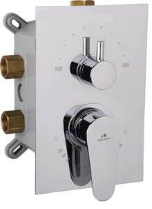 JB Sanitary Podomítkový box TIRA, třícestný D10 72 00