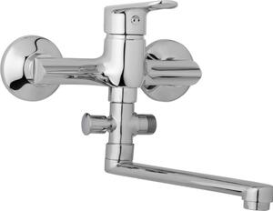 JB Sanitary Nástěnná umyvadlová a sprchová baterie FINERY, rozteč 150 mm, bez příslušenství, ramínko 200 mm F10 36 00