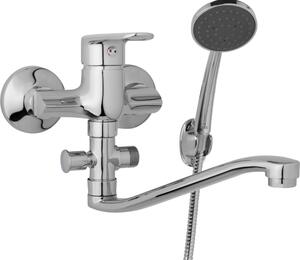 JB Sanitary Nástěnná umyvadlová a sprchová baterie FINERY, rozteč 100 mm, s příslušenstvím, ramínko 250 mm F10 31 21