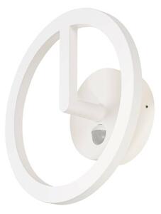 BIG WHITE SLV Q-RING nástěnné svítidlo, senzor, 3000 K, IP54, bílá 1007917