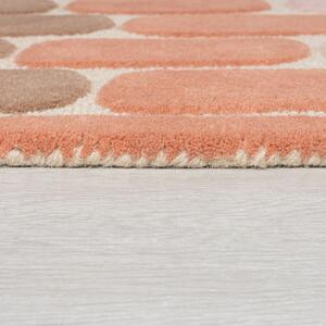 Oranžový vlněný koberec Flair Rugs Fossil, 160 x 230 cm