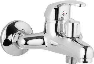 JB Sanitary Vanová nástěnná baterie SLIM 100 mm, s otočným přepínačem A10 46 00