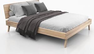Dřevěná buková postel 180x200 Beskyd 03 Přírodní Buk