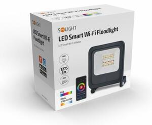 Solight LED reflektor smart WIFI, 14W, 1275lm, RGB, IP65 WM-14W-WIFI1