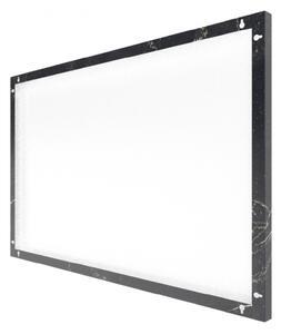 ALLboards METAL MB64_00036 kovový obraz černý mramor 60 x 40 cm