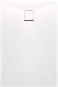 Deante Correo, obdélníková granitová sprchová vanička 90x70x3, 5 cm, bílá matná, DEA-KQR_A71B