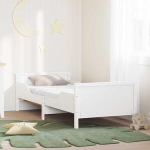 Rám postele s rozšiřitelnou matrací s čelo Bílá 80 x 200 cm 3385944