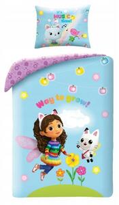 Dětské povlečení Gabby's Dollhouse 140x200 gábinin kouzelný domek